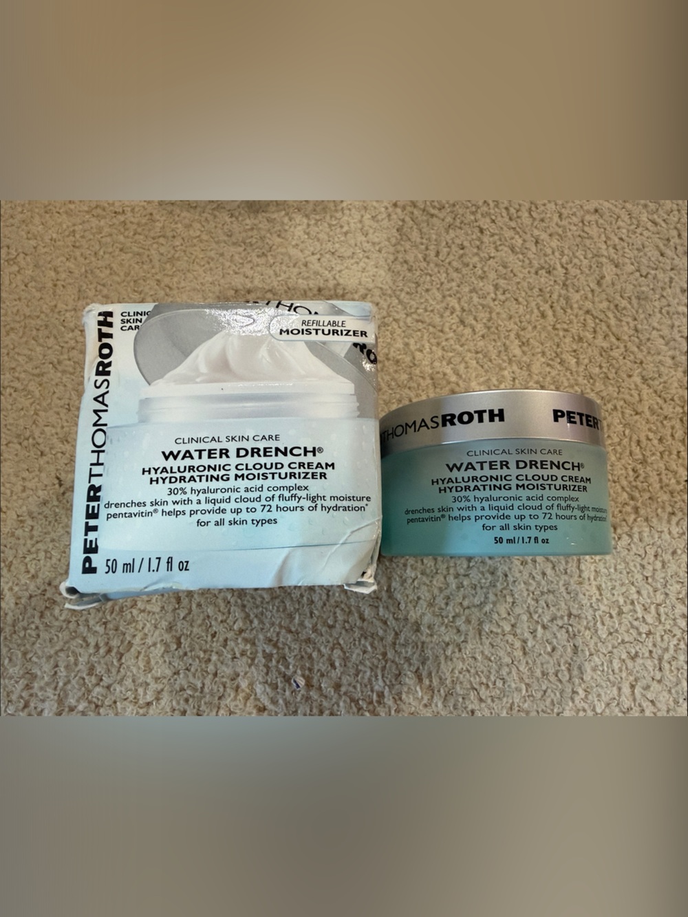 Peter Thomas Roth Water Drench Hyaluronic Cloud Moisturizer - USED ONCE
